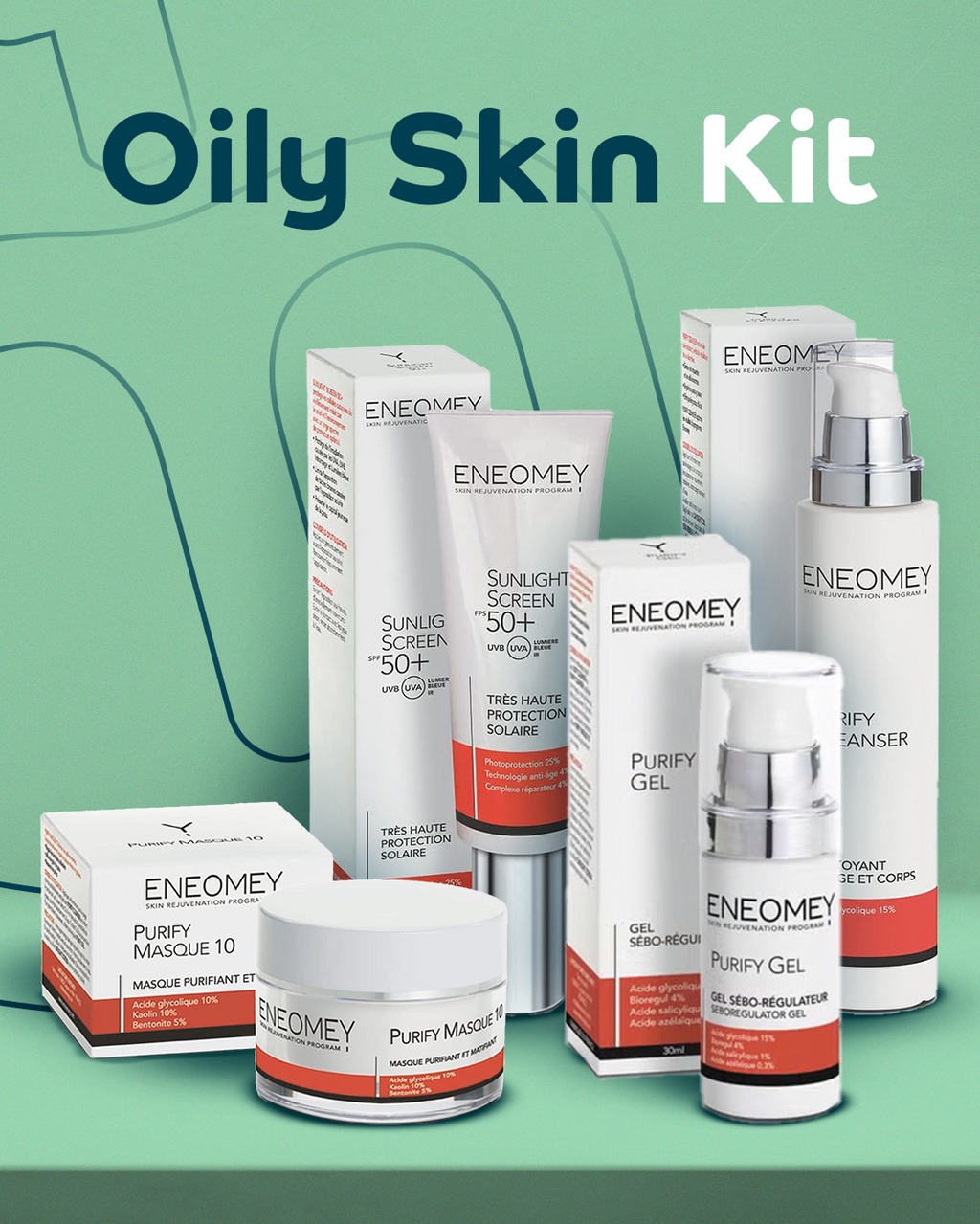 Oily-Skin Ultra care Kit by Eneomey