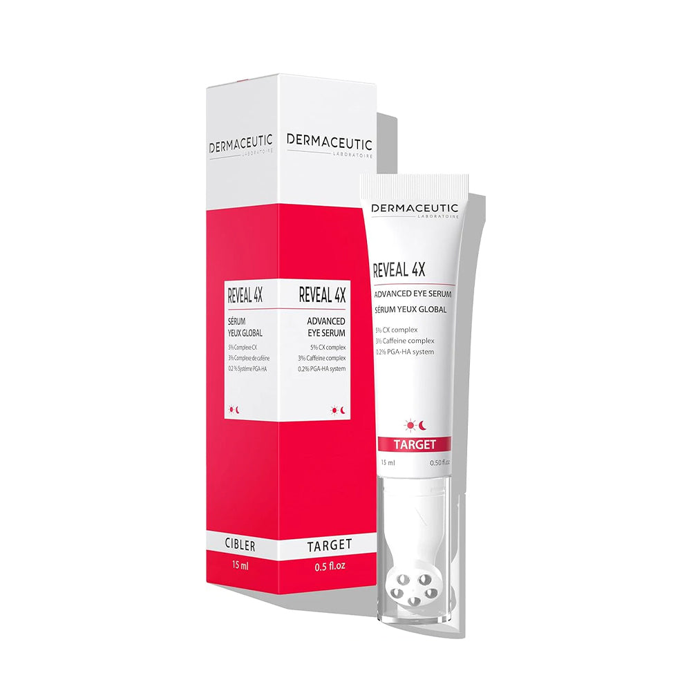 Dermaceutic Reveal 4X advanced eye serum.